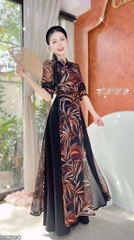 Áo Dài 4T Đá Chu Sa AD2890 (áo lẻ)