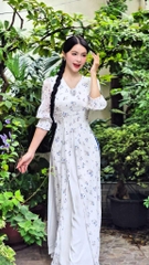 Áo Dài 4T Hoa Hồng Chun AD2897 (áo lẻ)