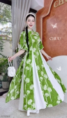 Áo Dài 2T+ Đình Tranh AD2894 (áo lẻ)