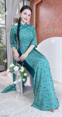 Áo Dài Hoa Sương Rồng AD2902 (áo lẻ)