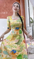 Áo Dài Xứ Sở Thần Tiên AD2870 (áo lẻ)