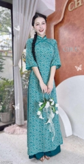 Áo Dài Hoa Sương Rồng AD2902 (áo lẻ)