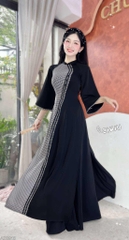 Áo Dài Dòng Sông Trăng AD2918 (áo lẻ)