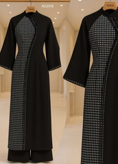 Áo Dài Dòng Sông Trăng AD2918 (áo lẻ)