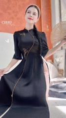 Áo Dài Hoa Ly Mùa Hạ AD2911 (áo lẻ)