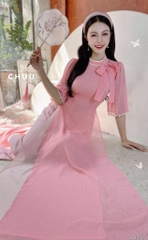 Áo Dài 4T Tơ Quả Quất AD2914 (áo lẻ)