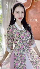 Áo Dài 4T 5 Tầng Mây Bay AD2917 (áo lẻ)