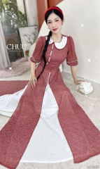 Áo Dài 4T Bi Bánh Gạo AD2921 (áo lẻ)