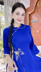 Áo Dài Eo Bướm Vũ AD2791 (áo lẻ)