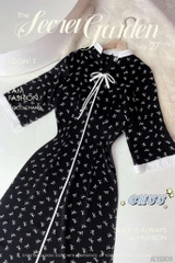Áo Dài Bách Hoa+PK AD2906 (áo lẻ)