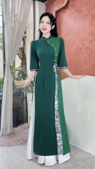 Áo Dài 2T+ Phong Đình+PK AD2922 (áo lẻ)