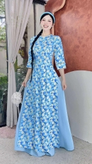 Áo Dài Lụa Bi Tuyết AD2923 (áo lẻ)