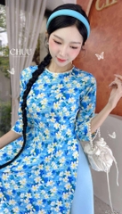 Áo Dài Lụa Bi Tuyết AD2923 (áo lẻ)