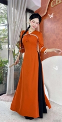 Áo Dài Mai Chim Công+PK AD2920 (áo lẻ)
