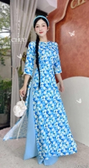 Áo Dài Lụa Bi Tuyết AD2923 (áo lẻ)