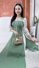 Áo Dài Đình Cổ Tích AD2850 (áo lẻ)