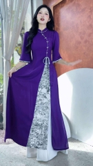 Áo Dài 2T+ Phong Đình+PK AD2922 (áo lẻ)