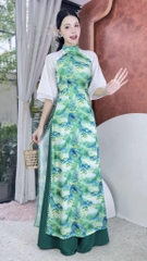Áo Dài Đường Qua Núi AD2927 (áo lẻ)