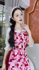 Áo Dài Đình Cổ Tích AD2850 (áo lẻ)