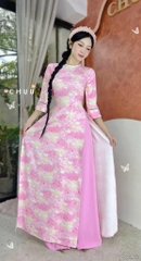 Áo Dài Lụa Bi Tuyết AD2923 (áo lẻ)