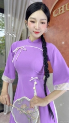 Áo Dài 3T Cheri Quế AD2849 (áo lẻ)