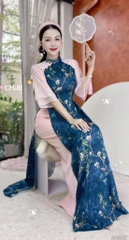 Áo Dài Đường Qua Núi AD2927 (áo lẻ)