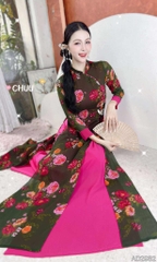 Áo Dài 4T Ngọc Nhũ AD2932 (áo lẻ)