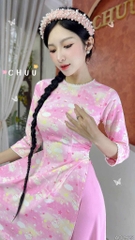 Áo Dài Lụa Bi Tuyết AD2923 (áo lẻ)