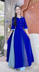 Áo Dài 3T Phấn Bảng AD2928 (áo lẻ)