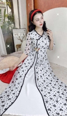 Áo Dài 4T Chiếc Quạt Tiên AD2951 (áo lẻ)