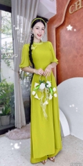 Áo Dài Mg Bướm Lưới Kim AD2712 (áo lẻ)
