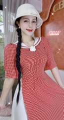 Áo Dài Ô Nhí Hoa Trà AD1520 (áo lẻ)