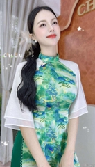 Áo Dài Đường Qua Núi AD2927 (áo lẻ)