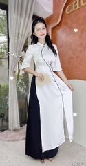 Áo Dài Hoa Ly Mùa Hạ AD2911 (áo lẻ)