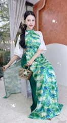 Áo Dài Đường Qua Núi AD2927 (áo lẻ)