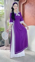 Áo Dài Hải Quân AD2933 (áo lẻ)