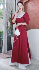 Áo Dài Măng Tây AD2943 (áo lẻ)