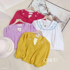 Áo Sơ Mi Cổ Hoa Bồ Đề A2926