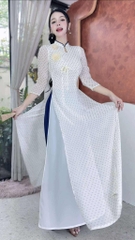 Áo Dài 4T Cành Hồng Sương AD2944 (áo lẻ)