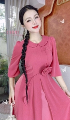 Áo Dài 3T Cành Hoa Nở Tươi + PK AD2954 (áo lẻ)