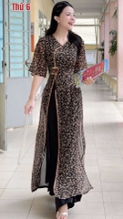 Áo Dài 4T Chiếc Quạt Tiên AD2951 (áo lẻ)