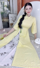 Áo Dài 2T Trúc Nở Hoa AD2961 (áo lẻ)