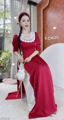 Áo Dài Măng Tây AD2943 (áo lẻ)