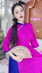 Áo Dài Mây Mắt Phượng AD2947 (áo lẻ)