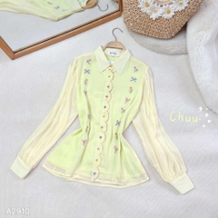 Áo Sơ Mi Vườn Nơ Nhỏ A2910