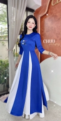 Áo Dài Chùm Hoa Dại AD2967 (áo lẻ)