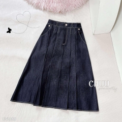 Chân Váy Jean Li Chỉ 76Cm CV2088