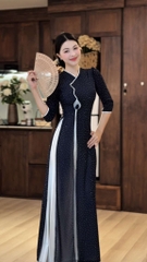 Áo Dài Nụ Tulip Lấp Lánh AD2969 (áo lẻ)