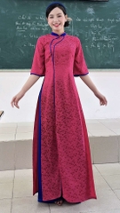 Áo Dài Gấm Cửu Long Giang AD2977 (áo lẻ)