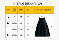 Chân Váy Đai Li Xếp To CV9030